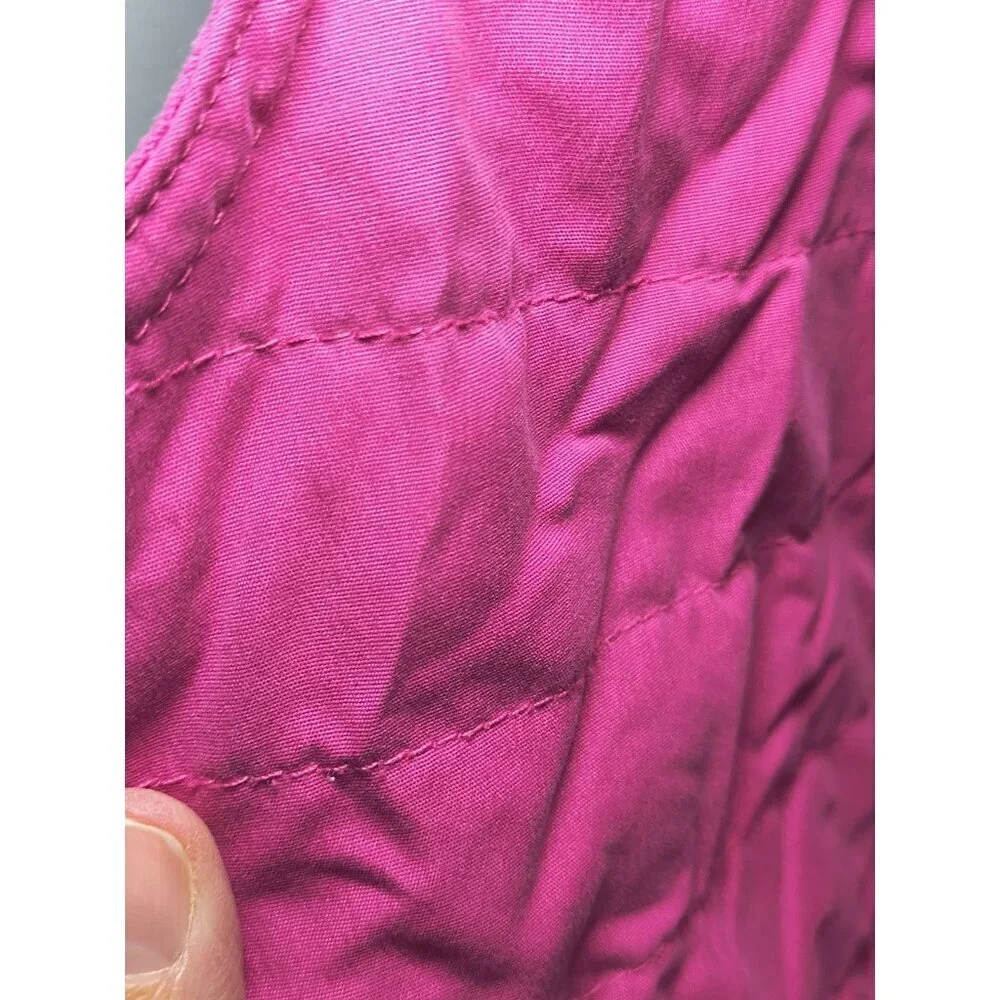 Vintage Pink Winnie The Pooh Vest Girls Size 5 Full Zip Butterflies
